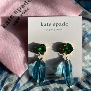KATE SPADE Treasure Trove Drop Earrings In Blue Multi
